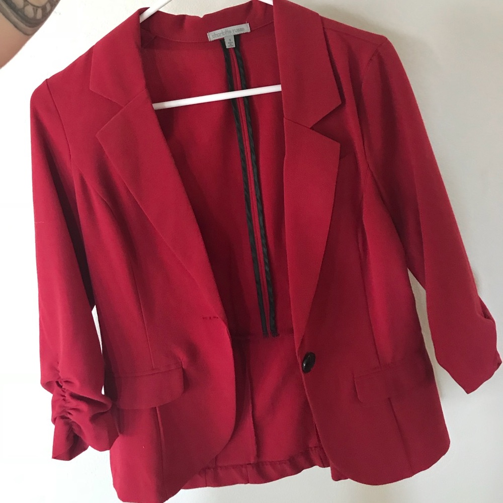 Red blazer